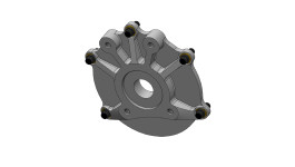 300205-0034 Adapter -   BB Chevy  RCD Cam Cover Direct for Barnes Oil Pump Direct